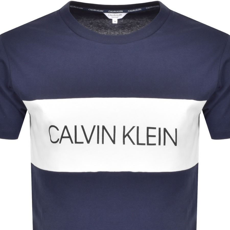 Alternative Image for ProductCalvin Klein Relaxed Crew T Shirt Navy2